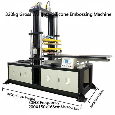良い価格 320kg Gross Weight Silicone Embossing Machine 50HZ Frequency 200X150x168cm Machine Size オンライン